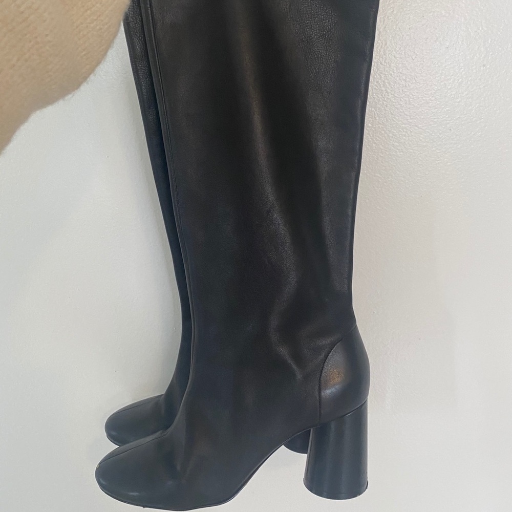 & other stories black leather boots size 9